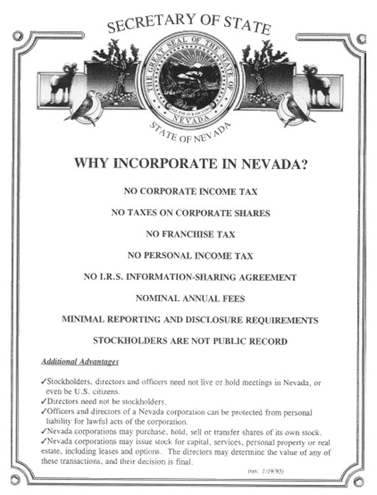 NV Reasons